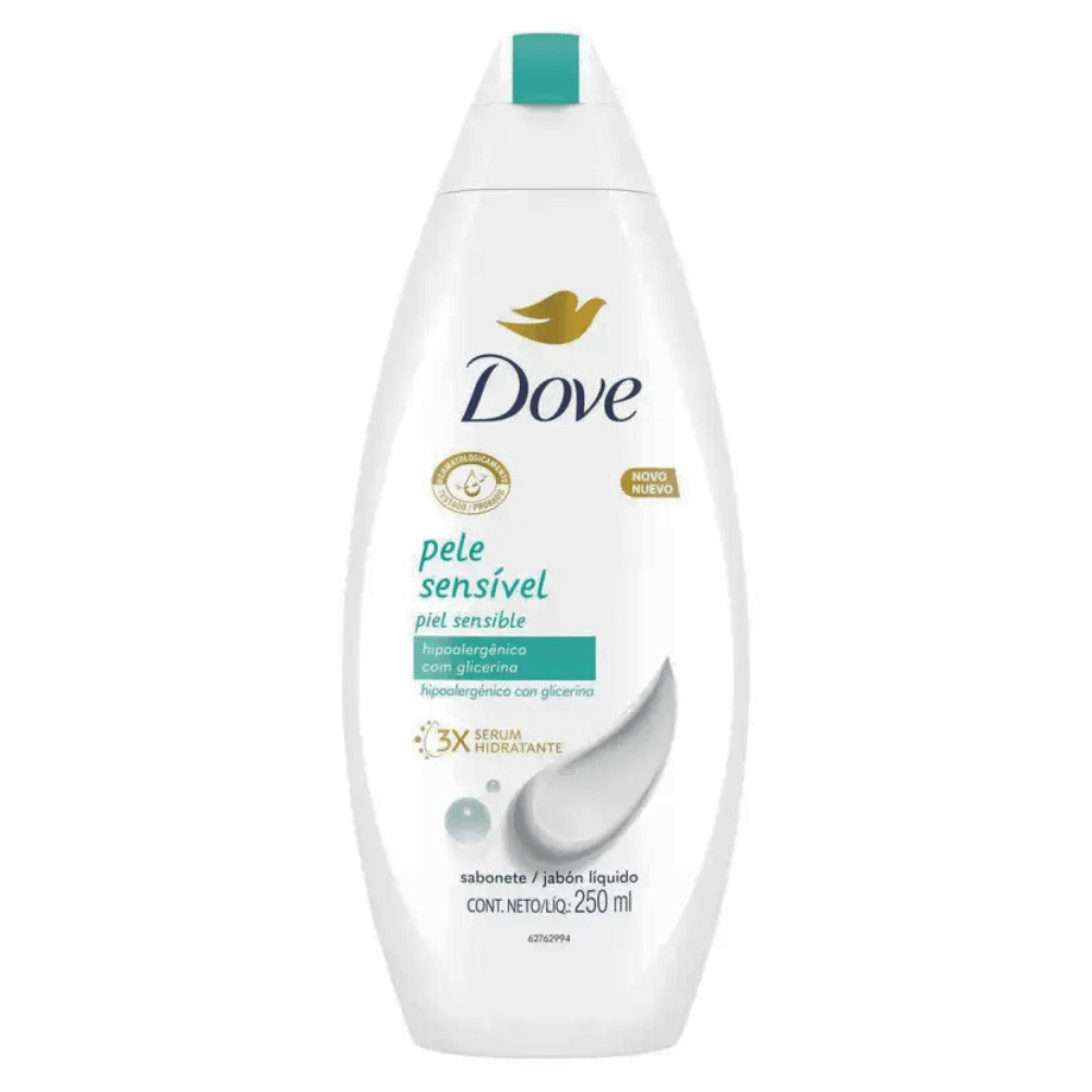 Sabonete Líquido Dove Pele Sensível com Glicerina 250ml